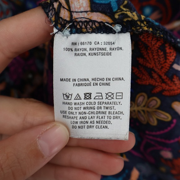 Colorful Patterned Women's Top - Picture 5 of 16